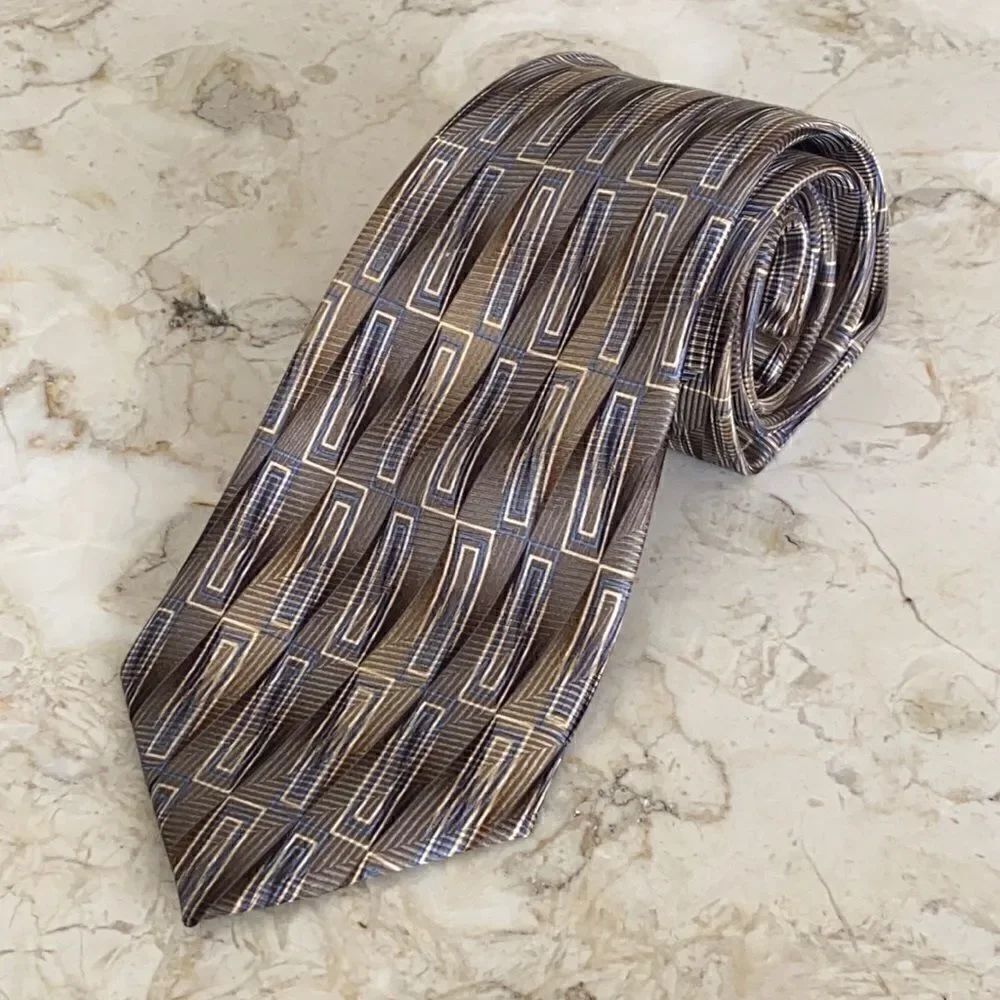 Guy Laroche 100% Silk Abstract Tie